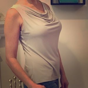 Large Calvin Klein cowl neck sleeveless top